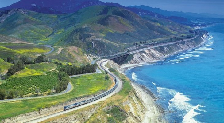 Ezt látnod kell! Ilyen Amerika legszebb vasútvonala! Amerika legszebb vasútvonala a coast  starlight