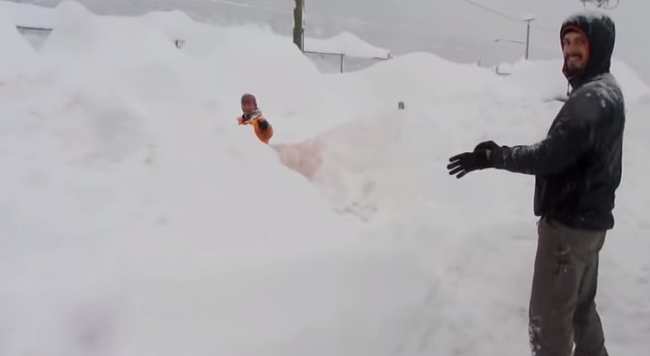 Extrém mennyiségű hó esett reggelre! Fejmagasságig ér! Mutatjuk videón Hó időjárás előrejelzés