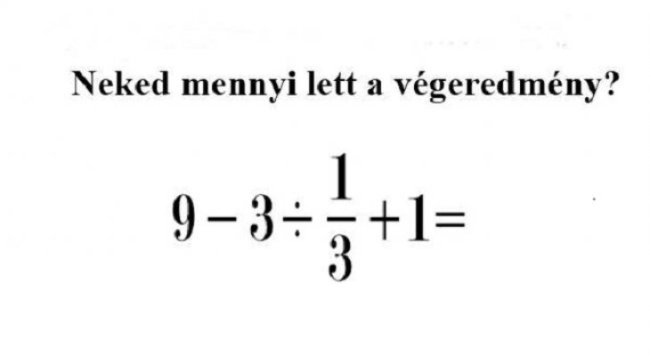 10-ből 9-en nem tudják megoldani ezt a feladványt! Neked megy? Matematikai feladvány